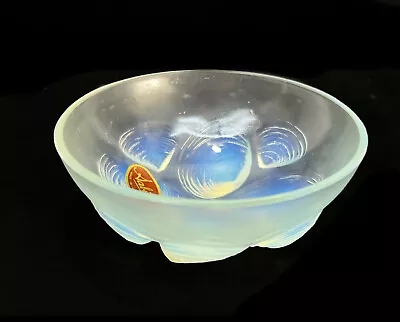 Buy Sabino Paris Opalescent Glass Molded Clam Shell Bowl, Signed & Label  • 180.10£
