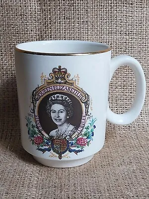 Buy Vintage Lord Nelson Pottery Queen Elizabeth Ll Silver Jubilee Commemorative Mug • 4.50£