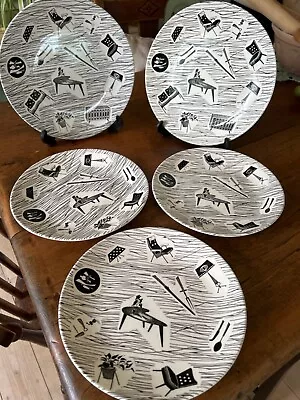 Buy Original  1950s  Homemaker  Dinner Plates. 3x9  2x10  Perfect Collectables • 50£