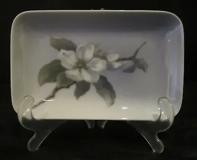 Buy Vintage Royal Copenhagen Rectangular Tray 53/964 White Blossom • 10£