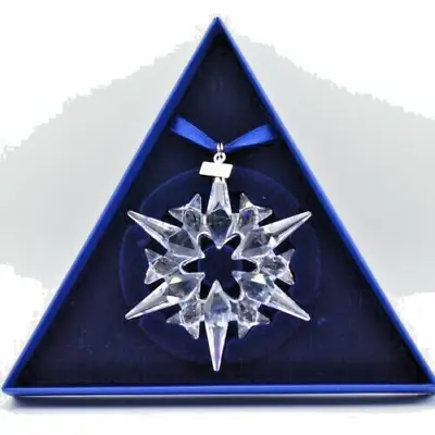 Buy Swarovski Crystal  2007 ANNUAL CHRISTMAS ORNAMENT/STAR  Original Box/Cover/Cert • 75£