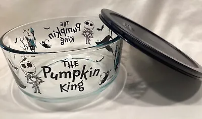 Buy PYREX Halloween Storage Bowl THE PUMPKIN KING With Lid • 24.01£