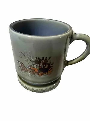Buy Vintage Irish Porcelain Wade Demitasse Mug - Irish Horse Drawn Carriage • 7.69£