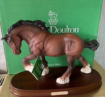 Buy Royal Doulton Horse Shire Spirit Of Earth  Da 61b Brown Matt  Perfect Boxed • 85£