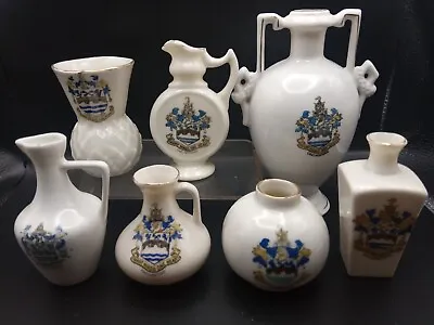 Buy Crested China - CHELMSFORD Crests X7 Inc Thistle Vase, Large Ewer. • 10£