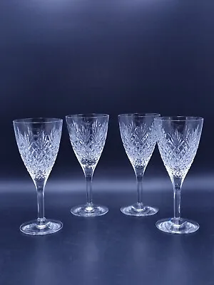 Buy Royal Doulton Crystal Wine Glasses- Set Of 4-Unmarked • 49.90£