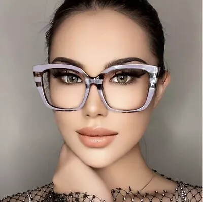 Buy Blue Light Blocking Glasses For Women Cat Eye Computer Glasses Reduce Eye Strain • 5.50£