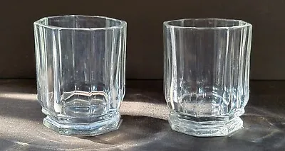 Buy TWO ART DECO  1930s VINTAGE VETRAVIR ITALY LOWBALL COCKTAIL OCTAGONAL GLASSES • 49.87£