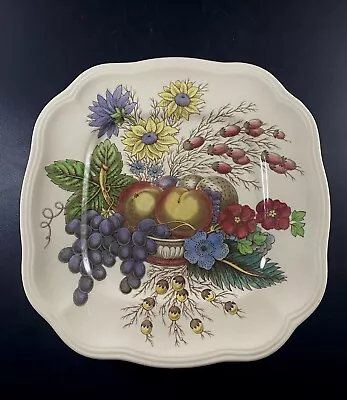 Buy Spode Copeland Square Fluted Edge Small Serving Plate Fruit And Flowers Design  • 6.55£