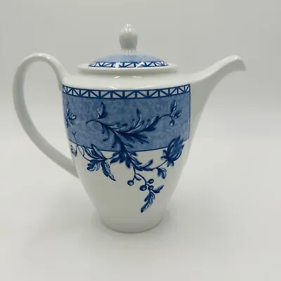Buy Wedgwood Coffee Pot Mikado Blue And White Porcelain Servewear Vintage Home China • 55.95£