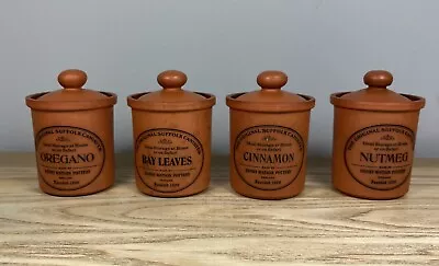 Buy Henry Watson The Original Suffolk Canister Storage X 4 - Herb & Spices Pot / Jar • 12.99£