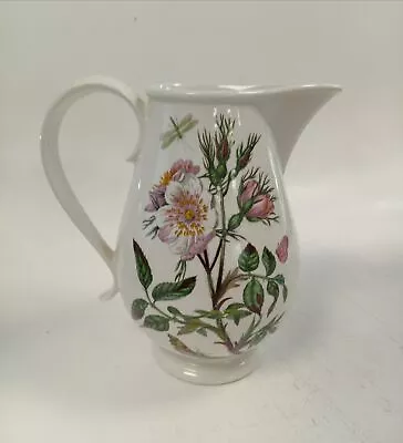 Buy Portmeirion Pottery Botanic Garden Jug White Floral Design Handled • 6.99£