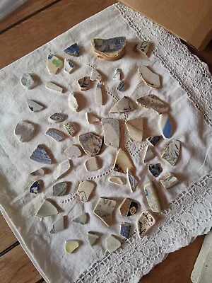 Buy Beach Pottery Glass  Shards Finds Scottish West Coast  Pk 4 • 15£