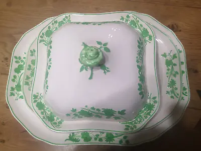 Buy Antique Copeland Spode Shamrock Pattern Tureen And Meat Plates • 85£