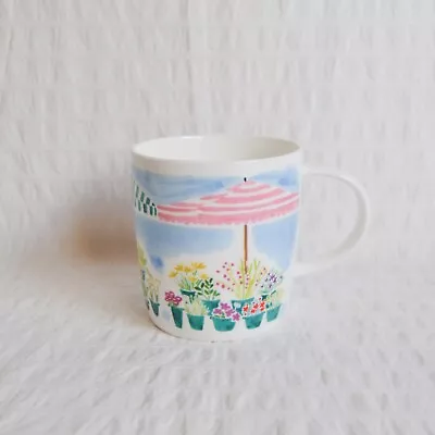 Buy Laura Ashley Summer Mug, Flower Stall Parasol Garden Summer Mug • 12£