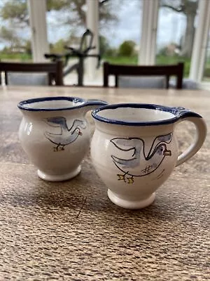 Buy Pair Of Camilla Garrett Jones Culross Handmade Studio Pottery Cups Mugs • 2.49£