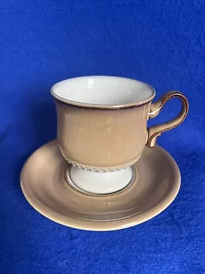 Buy Denby Stoneware Seville Footed Tea - Coffee Cup And Saucer • 10£