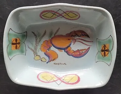 Buy Vintage Buchan Portobello Pottery Stoneware Serving Dish Riviera Crayfish 23 Cm • 16£
