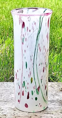 Buy Isle Of Wight Glass Kyoto Cherry Cylinder Vase 6.1/8  • 49£
