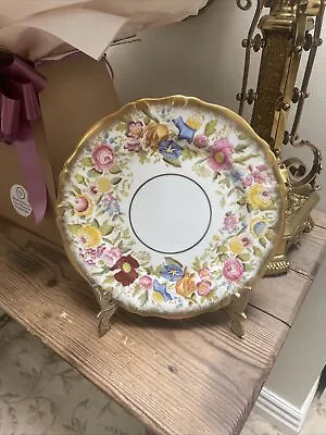 Buy Hammersley & Co Bone China Queen Anne 13166 Floral Gilded 9 1/4   Cabinet Plate • 40£