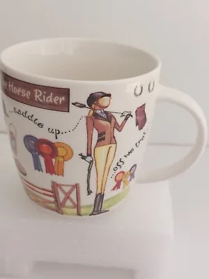 Buy Queens By Churchill At Your Leisure  The Horse Rider   Tea/coffee Mug Vgc • 10.50£