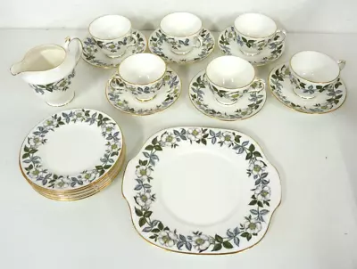 Buy Crown Cotswold Fine Bone China 20 Piece Tea Set By Pat Albeck #AT • 19.99£