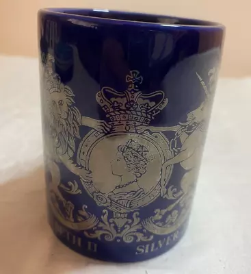 Buy Zodiac By  Portmeirion Pottery  Mug,  Queen Elizabeth Silver Jubilee, 1977 • 6£