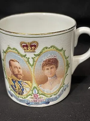 Buy Royal Winton Coronation  Mug George V Queen Mary 1911 • 0.99£