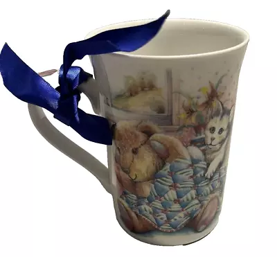 Buy Kingsbury Pets And Teds Coffee Mug Fine Bone China Cat Dog Staffordshire England • 9.99£