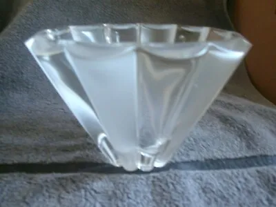 Buy Rosenthal Studio Glass Bowl With Satin And Clear Glass Panels Rosenthal To Base • 18£