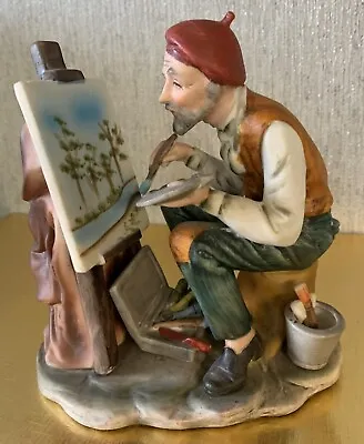 Buy Old Man Artist Figurine Vintage Bond Ware Made In China Matt Finish  Perfect • 19.99£