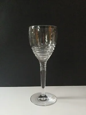 Buy 1 X STUART Crystal STRATA WINE GLASS By JASPER CONRAN  25.3cm / 10” Tall MINT • 59£