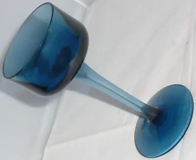 Buy Stylish Wedgwood Brancaster Blue Glass Tealight Candle Holder • 24.99£