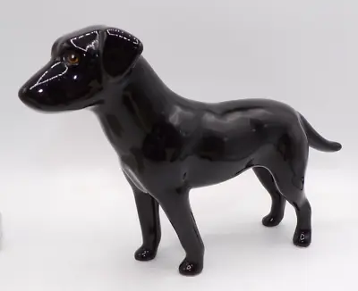 Buy Black Labrador Gog Porcelain Figure Hand Painted Beswick Type • 15£