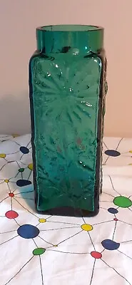 Buy Classic Rare Dartington Green Marguerite Vase MCM Frank Thrower English Glass • 39.99£