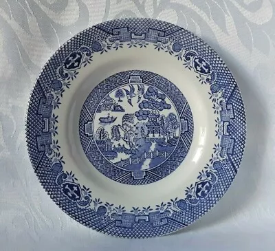 Buy Barratts Willow Pattern Tea Plate Ironstone Bread And Butter Plate In Blue • 12.95£