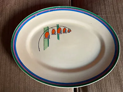 Buy Clarice Cliff Solomon’s Seal Oval Plate • 135£