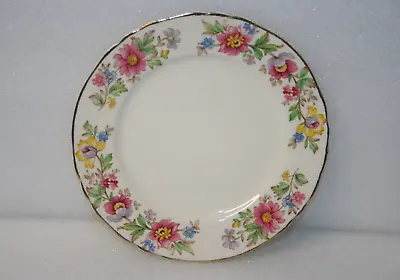 Buy Alfred Meakin England Chelsea Floral 7  Bread Plate Hand Decorated Vivid Colors • 4.78£