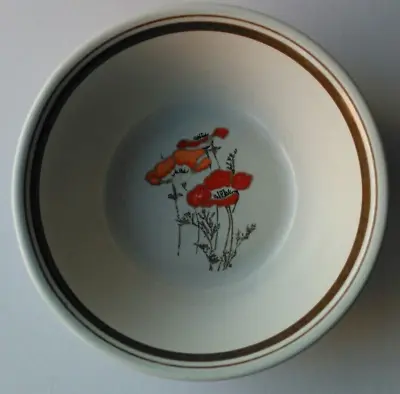Buy 2 ROYAL DOULTON Fieldflower Vintage Lamberth Stoneware Dessert Bowl 6.5  16cm • 12£
