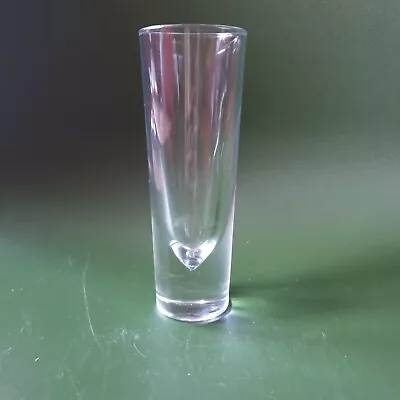 Buy Italian Heavy Glass Vase Tumbler 17.5cm Clear Glass • 6£