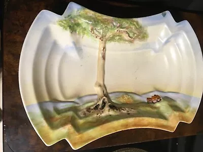 Buy Crown Ducal Ware 30s 40s Nice Piece Hand Painted Oblong Dish Vintage • 11.95£
