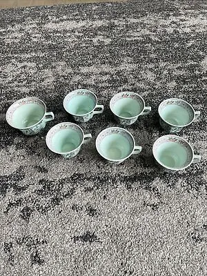 Buy Lot 7 ADAMS Calyx Ware SINGAPORE BIRD Tea-Cup 7 Pieces Ironstone • 17.77£