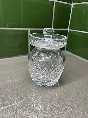 Buy Stuart Crystal Cut Glass Jam Preserve Pot With Lid • 7£