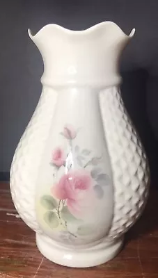 Buy Donegal Parian Irish China Vase Hand Painted Preloved VGC FPP Rose • 10£