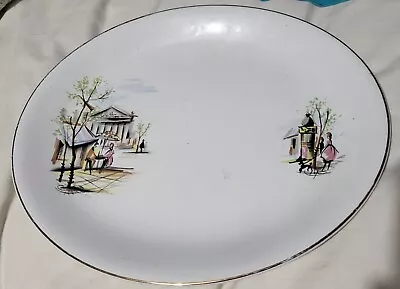 Buy Rare Alfred Meakin Parisian Cafe Serving Platter Plate • 20£