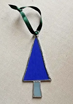Buy Stained Glass Christmas Ornament Holiday Tree Decoration Sun Catcher Hand Made • 8£