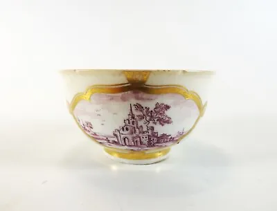 Buy 18th Century Chelsea Tea Bowl C 1770 With Castle Cameo Ref 63/3 • 10£