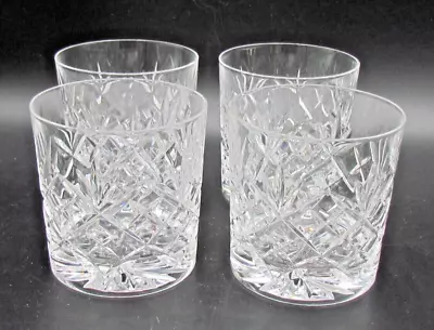Buy Four Top Quality English Cut Crystal O/f Whisky Glasses Unknown Pattern (10690) • 24.50£
