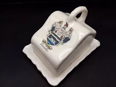 Buy Crested China - BLACKPOOL Crest - Cheese Dish & Cover - Gemma. • 5.60£
