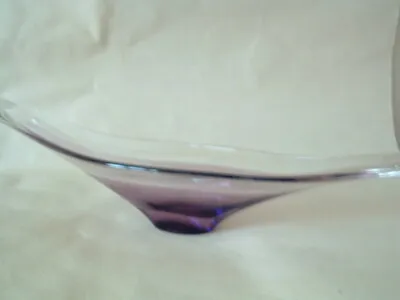 Buy Vintage Amethyst Murano Sommerso Gondola Shape Art Glass • 29.99£